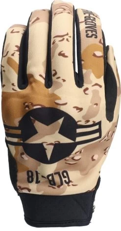 FIVE GLOBE REPLICA MILITARY SAND Handschuh