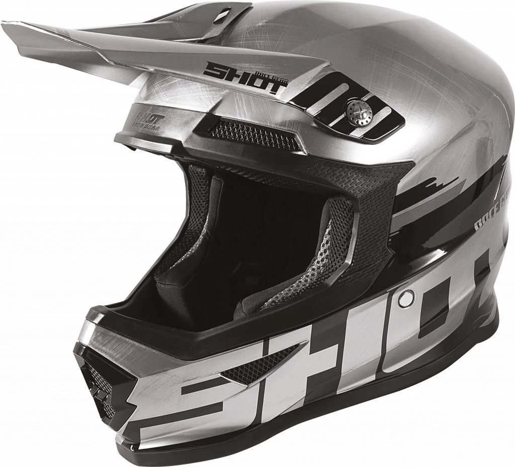 SHOT FURIOUS BRUSH CHROME Helm – Bild 2