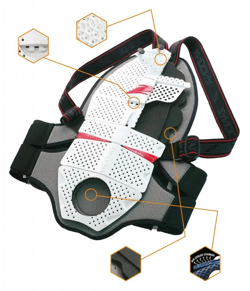 ZANDONA SHARK RÜCKENPROTEKTOR 7 SCHUPPEN – Bild 2